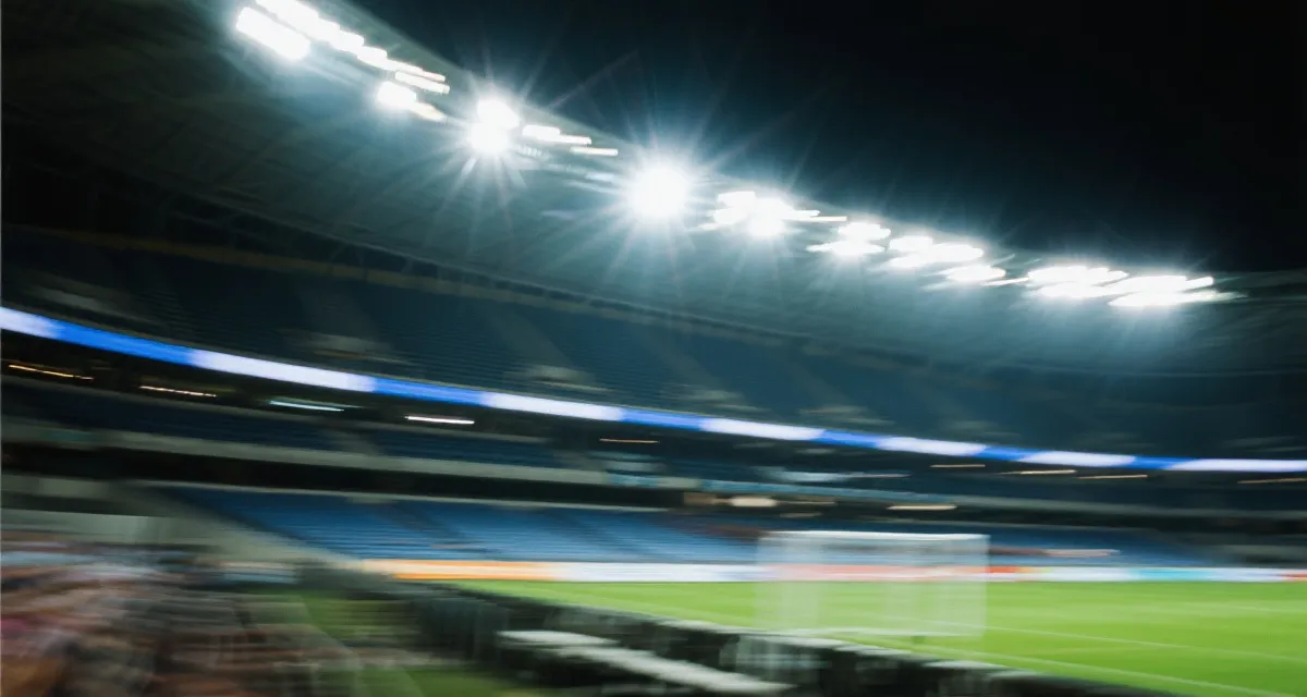 体育场与速度光影